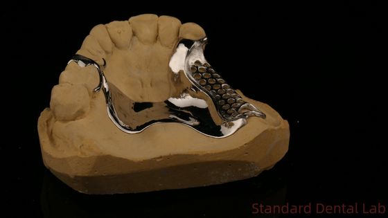 Wysokiej wytrzymałości 3D drukowane ramy odlewane COCR częściowe protezy chromowe Kobalt ramy metalowe odlewane